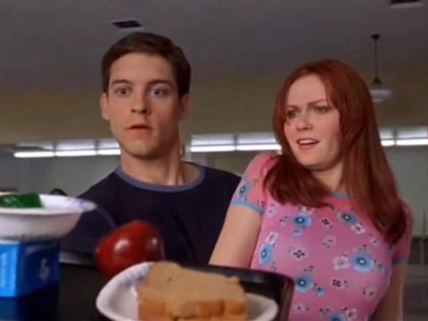 spiderman cafeteria scene