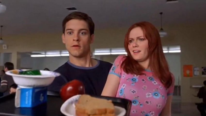 spiderman cafeteria scene